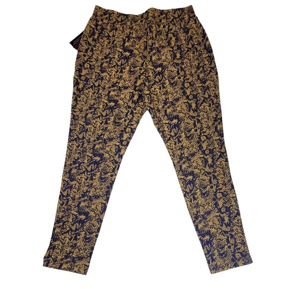 Iman Pants Patterned 360° Slimming Technology Womens Size Med Petite New - Picture 2 of 7